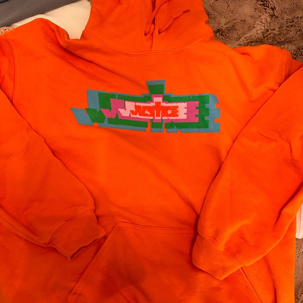 Justin Bieber Justice Orange Hoodie